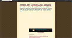 Desktop Screenshot of career-edu.blogspot.com