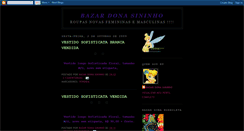 Desktop Screenshot of bazardonasininho.blogspot.com