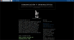 Desktop Screenshot of comunicacionycriminalistica.blogspot.com