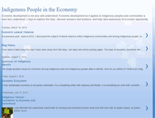 Tablet Screenshot of indigenouspeopleintheeconomy.blogspot.com