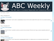 Tablet Screenshot of abcweeklyenglish.blogspot.com