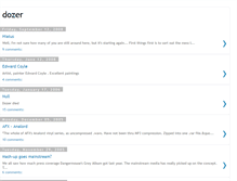 Tablet Screenshot of dozerblog.blogspot.com