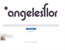 Tablet Screenshot of angelesflor.blogspot.com
