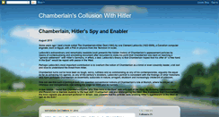 Desktop Screenshot of hitlerandchamberlain.blogspot.com