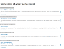 Tablet Screenshot of lazyperfectionista.blogspot.com