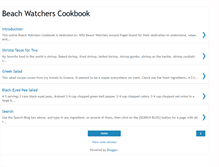 Tablet Screenshot of beachwatcherscookbook.blogspot.com