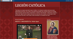 Desktop Screenshot of legioncatolica.blogspot.com