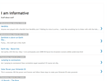 Tablet Screenshot of iaminformative.blogspot.com