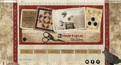 Desktop Screenshot of heartspunquilts.blogspot.com