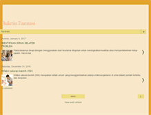 Tablet Screenshot of buletinfarmasi.blogspot.com