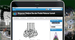 Desktop Screenshot of mukjizatdoa.blogspot.com