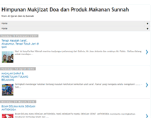 Tablet Screenshot of mukjizatdoa.blogspot.com