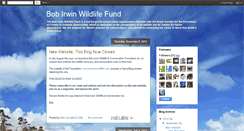 Desktop Screenshot of bobirwinwildlifefund.blogspot.com