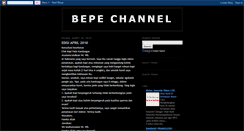 Desktop Screenshot of bepe2009.blogspot.com