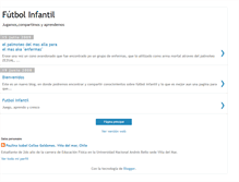 Tablet Screenshot of futbolinfantil-collao.blogspot.com