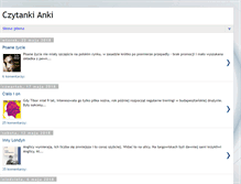 Tablet Screenshot of czytankianki.blogspot.com