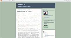 Desktop Screenshot of crm4all.blogspot.com