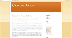 Desktop Screenshot of cicerossongs.blogspot.com