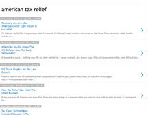 Tablet Screenshot of americantaxrelief-info.blogspot.com
