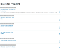 Tablet Screenshot of biscetforpresident.blogspot.com