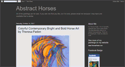 Desktop Screenshot of abstracthorses.blogspot.com
