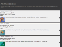 Tablet Screenshot of abstracthorses.blogspot.com