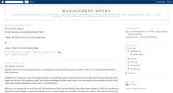 Desktop Screenshot of managementmyths.blogspot.com