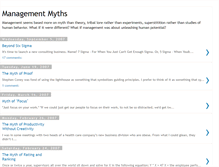 Tablet Screenshot of managementmyths.blogspot.com