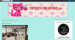 Desktop Screenshot of capricornonevintage.blogspot.com