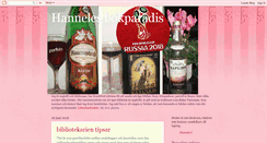 Desktop Screenshot of hannelesbibliotek.blogspot.com