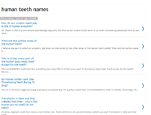 Tablet Screenshot of human-teeth4.blogspot.com