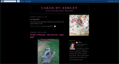 Desktop Screenshot of cakesbyashleyblog.blogspot.com