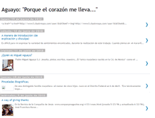 Tablet Screenshot of aguayoporqueelcorazonmelleva.blogspot.com