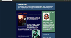 Desktop Screenshot of libreaxioma.blogspot.com