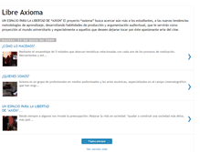 Tablet Screenshot of libreaxioma.blogspot.com