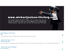 Tablet Screenshot of michaeljacksonlifestory.blogspot.com