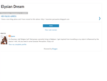 Tablet Screenshot of elysian-dream.blogspot.com