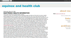 Desktop Screenshot of equinoxandhealthclub.blogspot.com