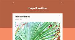 Desktop Screenshot of dopoilmattino.blogspot.com