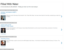 Tablet Screenshot of filledwithwater.blogspot.com