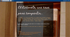 Desktop Screenshot of elrinconetecasarural.blogspot.com