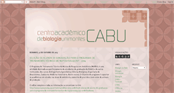 Desktop Screenshot of cabu-unimontes.blogspot.com