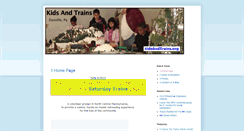 Desktop Screenshot of kidsandtrains.blogspot.com