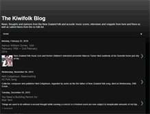 Tablet Screenshot of kiwifolkblog.blogspot.com