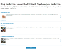 Tablet Screenshot of addiction-drug.blogspot.com