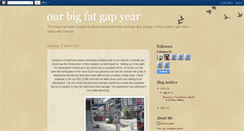Desktop Screenshot of ourbigfatgapyear.blogspot.com