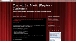 Desktop Screenshot of conjuntosanmartin.blogspot.com