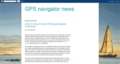 Desktop Screenshot of gpsnavigatornews.blogspot.com