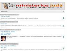 Tablet Screenshot of ministeriosjudaguatemala.blogspot.com