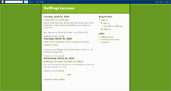 Desktop Screenshot of bullfrogslacrosse.blogspot.com